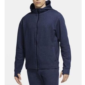 nike ♡ yoga cotton full zip hooded sweatshirt medium